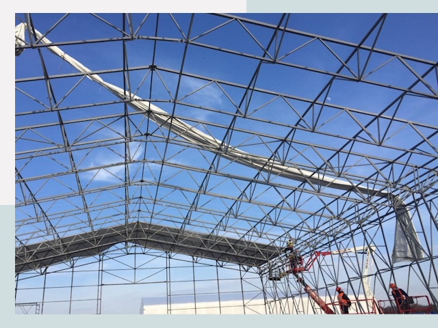 Шатровые ангары от 626 руб. в Ростове-на-Дону и Ростовской области