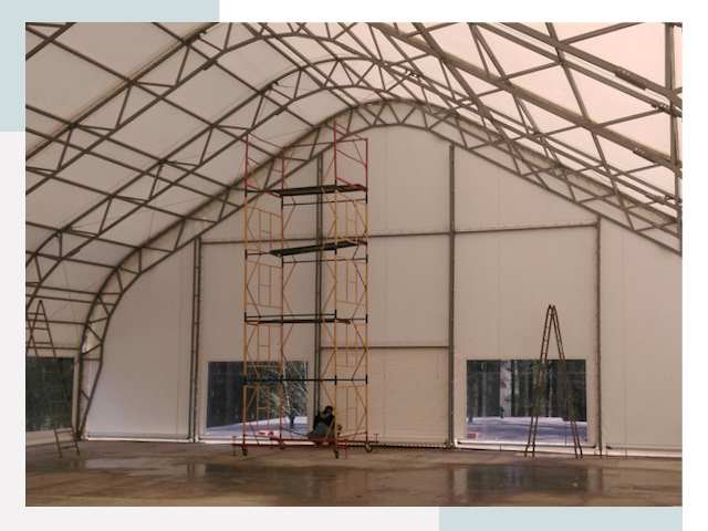 Шатровые ангары в Ростове-на-Дону