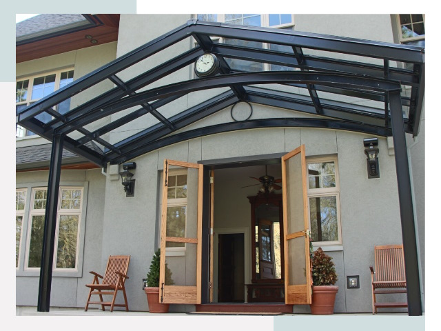 Козырьки металлические в Ростове-на-Дону