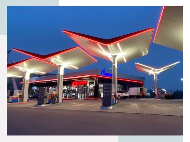 Навесы для АЗС в Ростове-на-Дону
