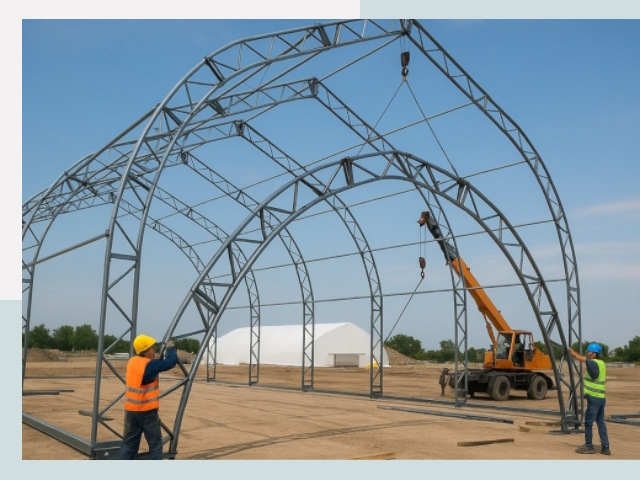 Монтаж ангаров в Ростове-на-Дону от 626 руб. - Надежно и быстро